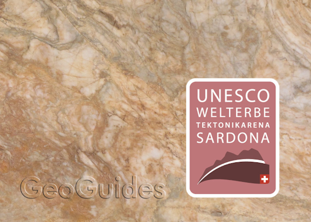 Logo UNESCO Welterbe Tektonikarena Sardona - Geo Guides