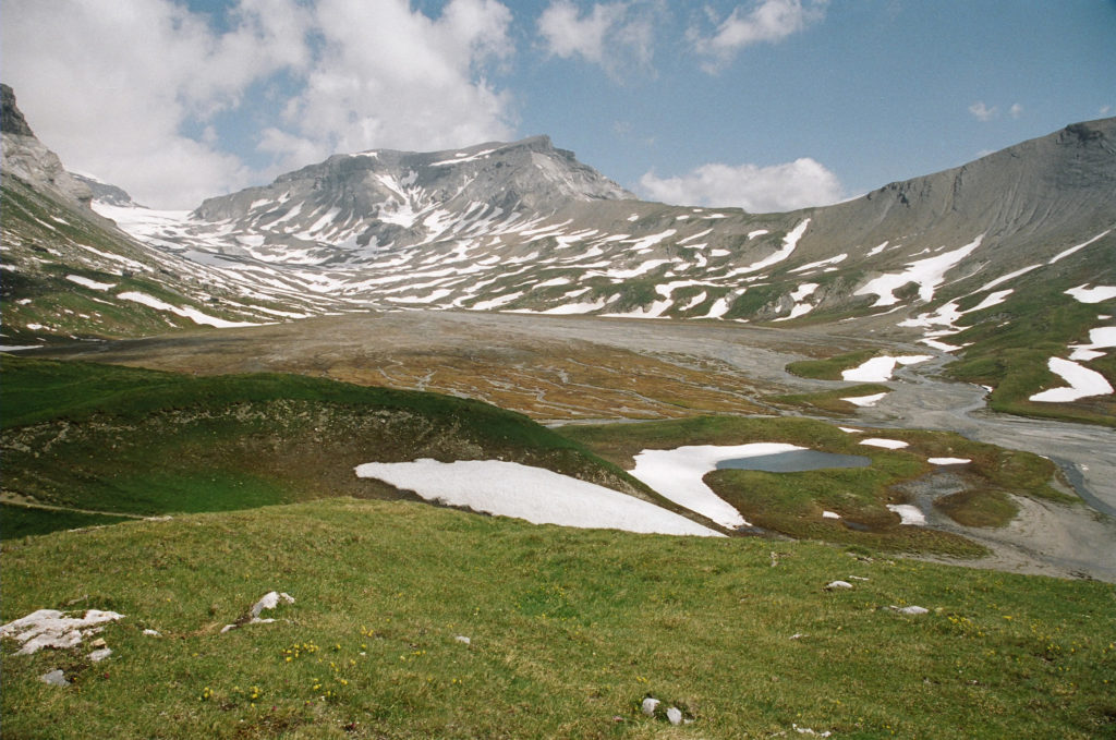 Obere Segensebene , Piz Dolf und Segnesgletscher